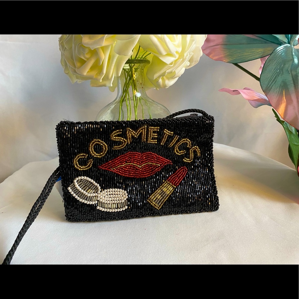 Mini over the shoulder sequins crossbag